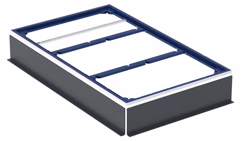 Geberit Duofix cadre d'installation pour surface de douche, pour dix pieds, 150x90cm, 551.516.00.1, 551.516.00.1
