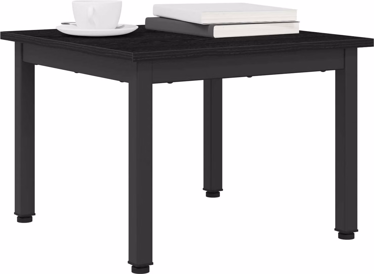 Tavolino da salotto Rovere Nero 50 x 50 x 36 cm