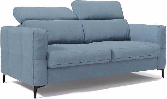 Divano letto Gardenia con poggiatesta reclinabili e rivestimento impermeabile, colore carta da zucchero, L/P/H: 198 x 140 x 18 cm