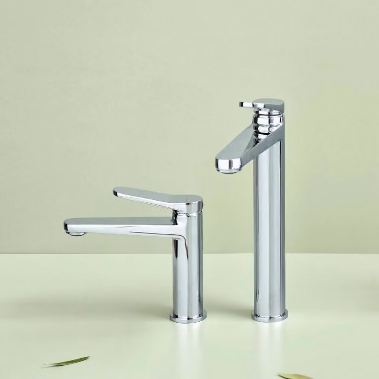 SANYCCES AIR Miscelatore monocomando per lavabo cromato lucido altezza 29 cm