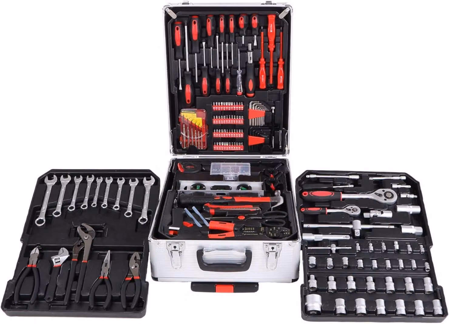 Kit di utensili - 299 pezzi - Valigetta in alluminio