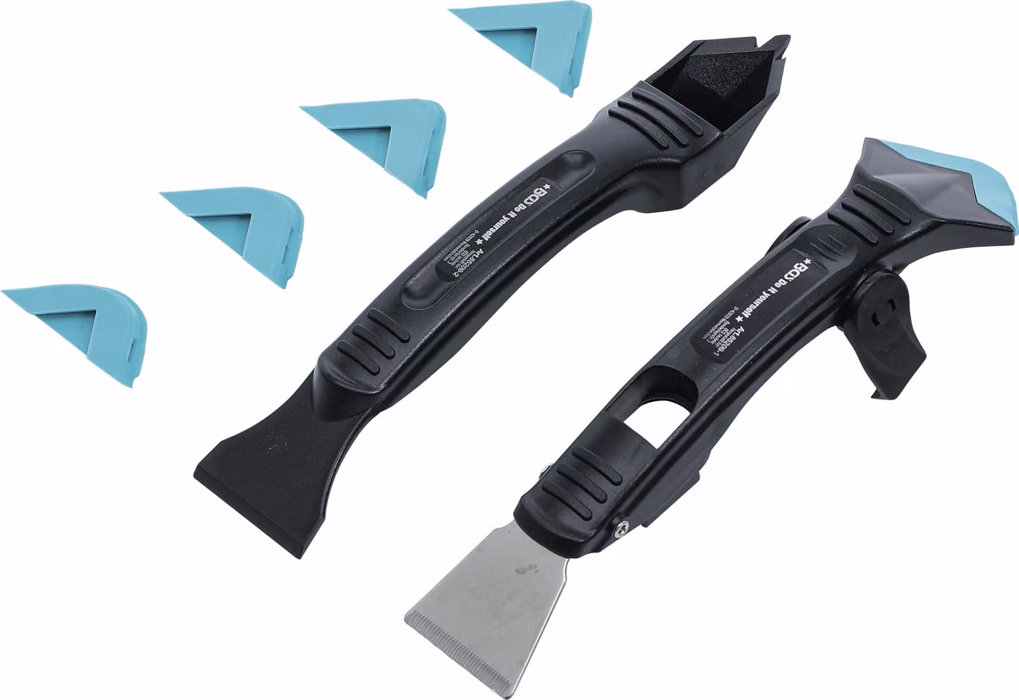 BGS Set di spatole per la rimozione dei giunti in silicone fai da te 7 pezzi.