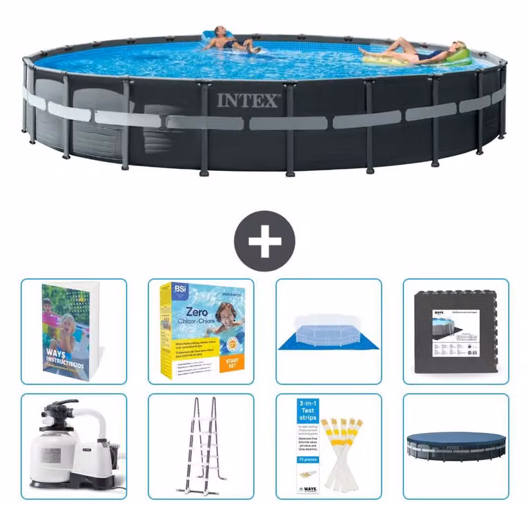 Ultra XTR Pool Rund - 732x132 cm - Set da 7 pezzi, modello S607
