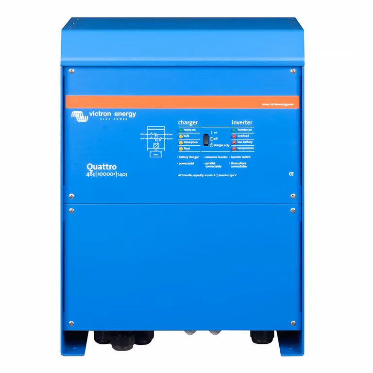 Victron Quattro 48/10000/140-100/100 Inverter e regolatore di carica 230 V VE.Bus