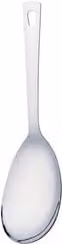 Pala per servire il riso in acciaio inox Eme FLY, finitura cromo lucido e satinato, diametro 26 cm