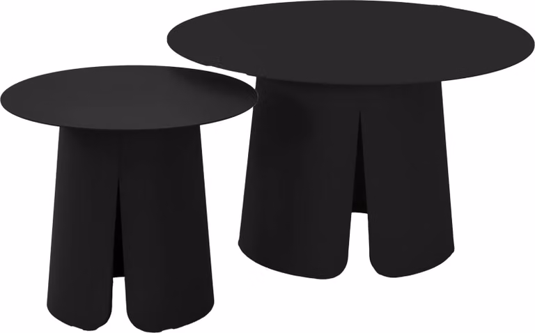 Tavolino - Antracite - Set di 2 - Alluminio