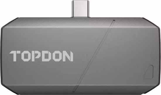 Camera Termica Topdon con Risoluzione 256x192, Obiettivo Focusabile 9mm e Connettore USB-C per Android, Grigia