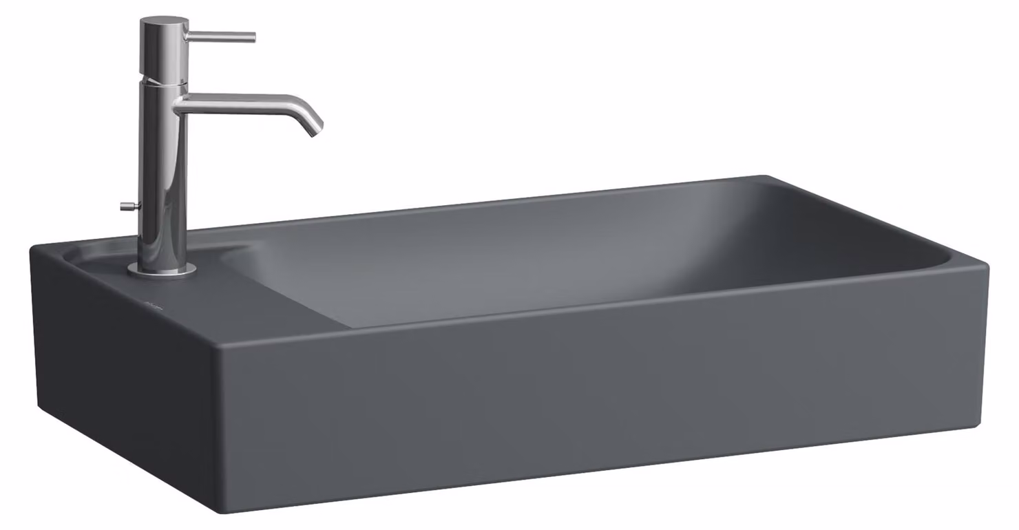 LAUFEN MEDA vasque, 600x350mm, 1 trou de robinetterie à gauche, avec trop-plein, H8121137581051, H8121137581051