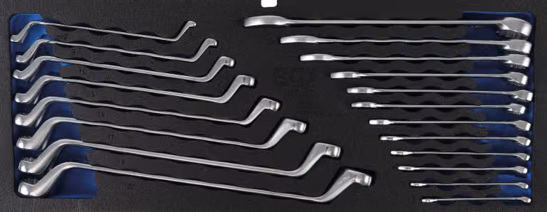Inserto in schiuma BGS per Art. 3312: Set di chiavi a doppio anello e combinate 20 pz - 3342