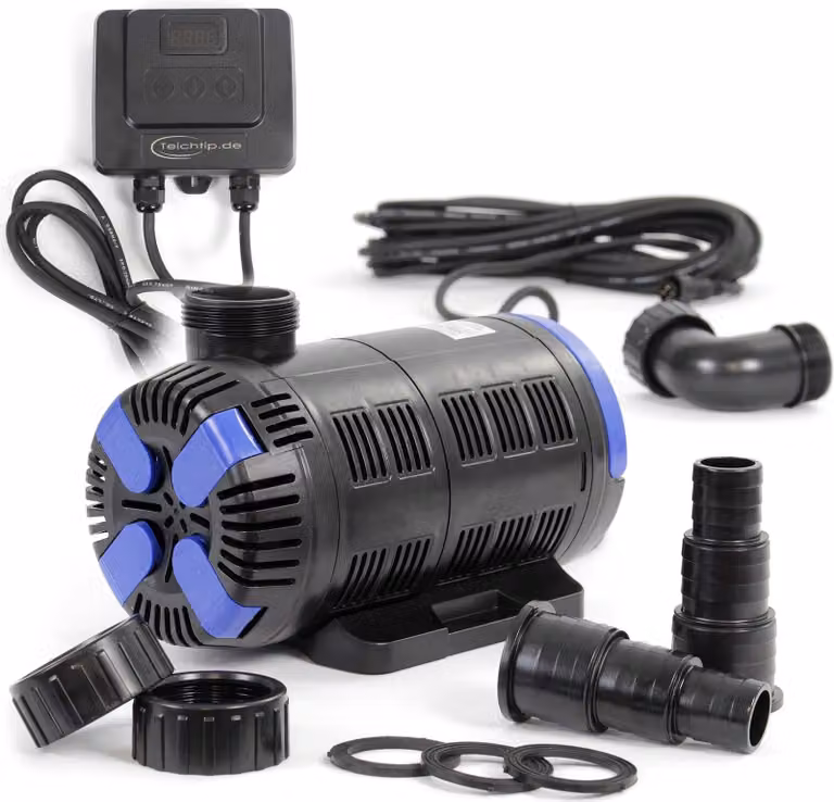 SunSun CET-15000 Pompa per laghetti SuperECO 15.000 l/h / 180 W, pompa filtro a risparmio energetico, pompa per corsi d'acqua per laghetti koi, pompa di circolazione, pompa per laghetti da giardino
