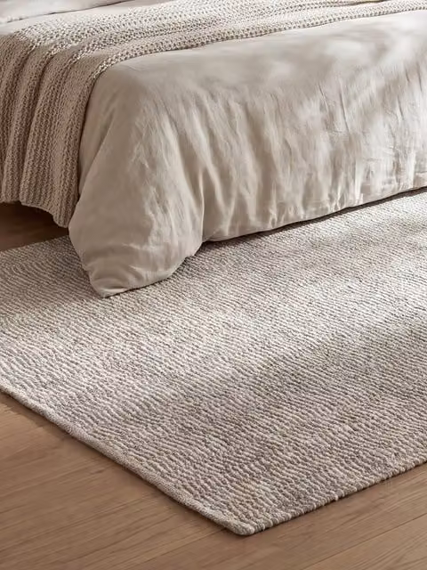 Tappeto Dina Kenay Home in cotone e lana beige L: 170 cm, P: 230 cm