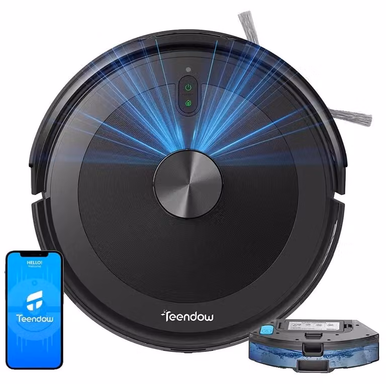 Aspirapolvere robot, navigazione intelligente, potenza di aspirazione 5000 Pa, modello D10S