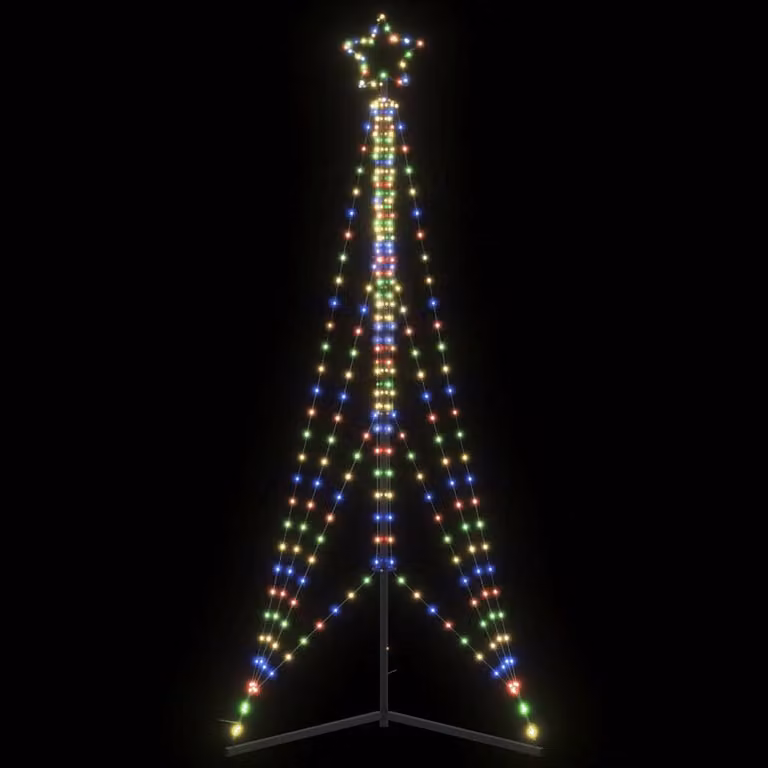 vidaXL Albero di Natale a LED 483 LED Colorato 240 cm