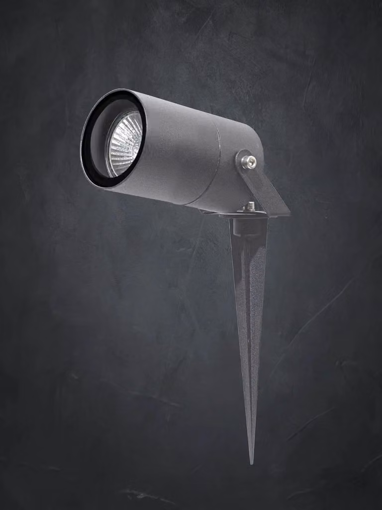 PIT, lampada da incasso, 35W, attacco GU10, finitura grigio scuro