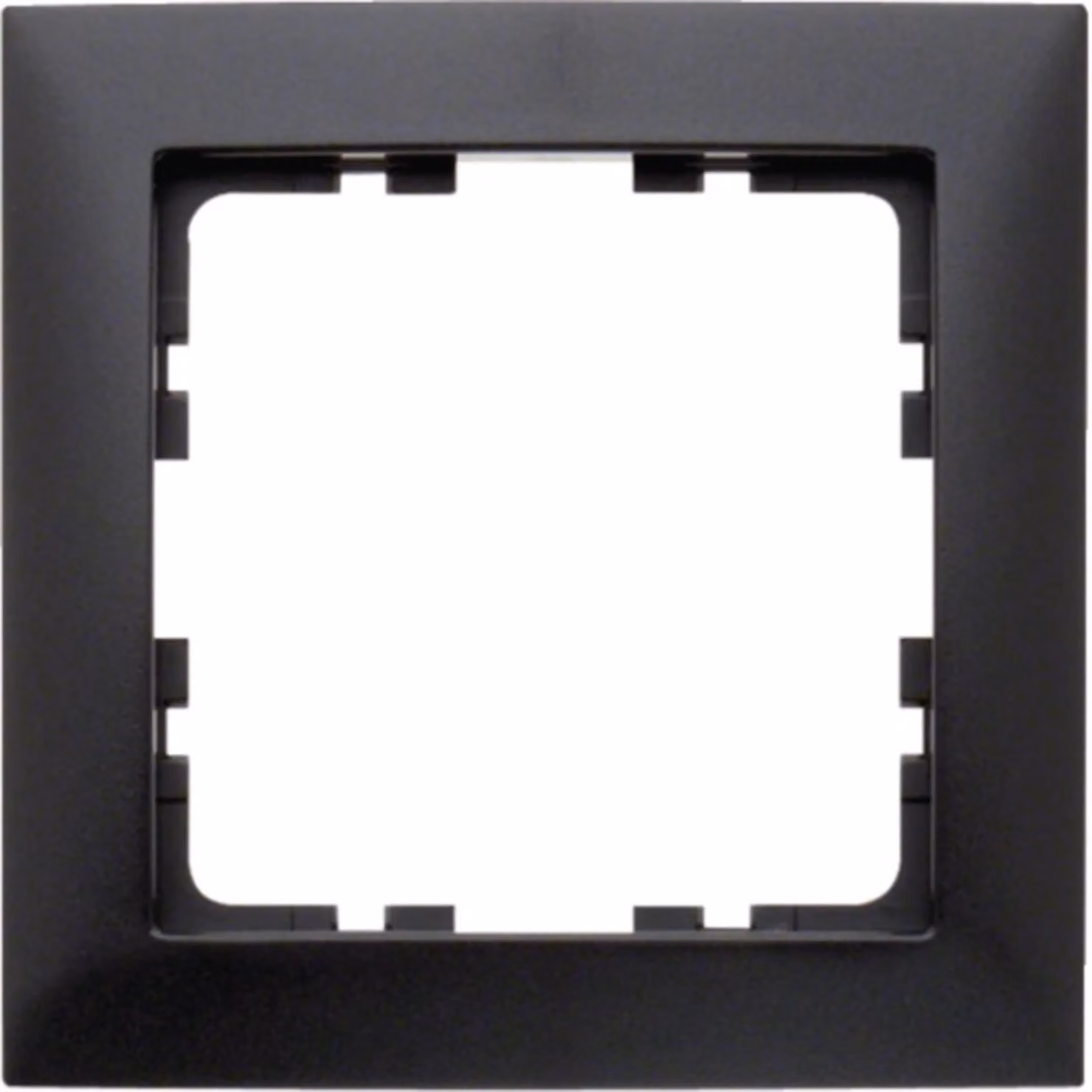 Cornice Berker, singola, S.1, antracite, opaca, 1 pz.