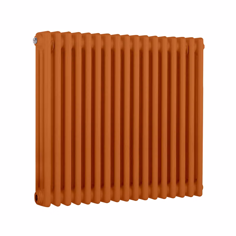 Radiatore Orizzontale a Colonne (3 Colonne) 750mm x 785mm - Arancione (Sunset Arancione) - Regent