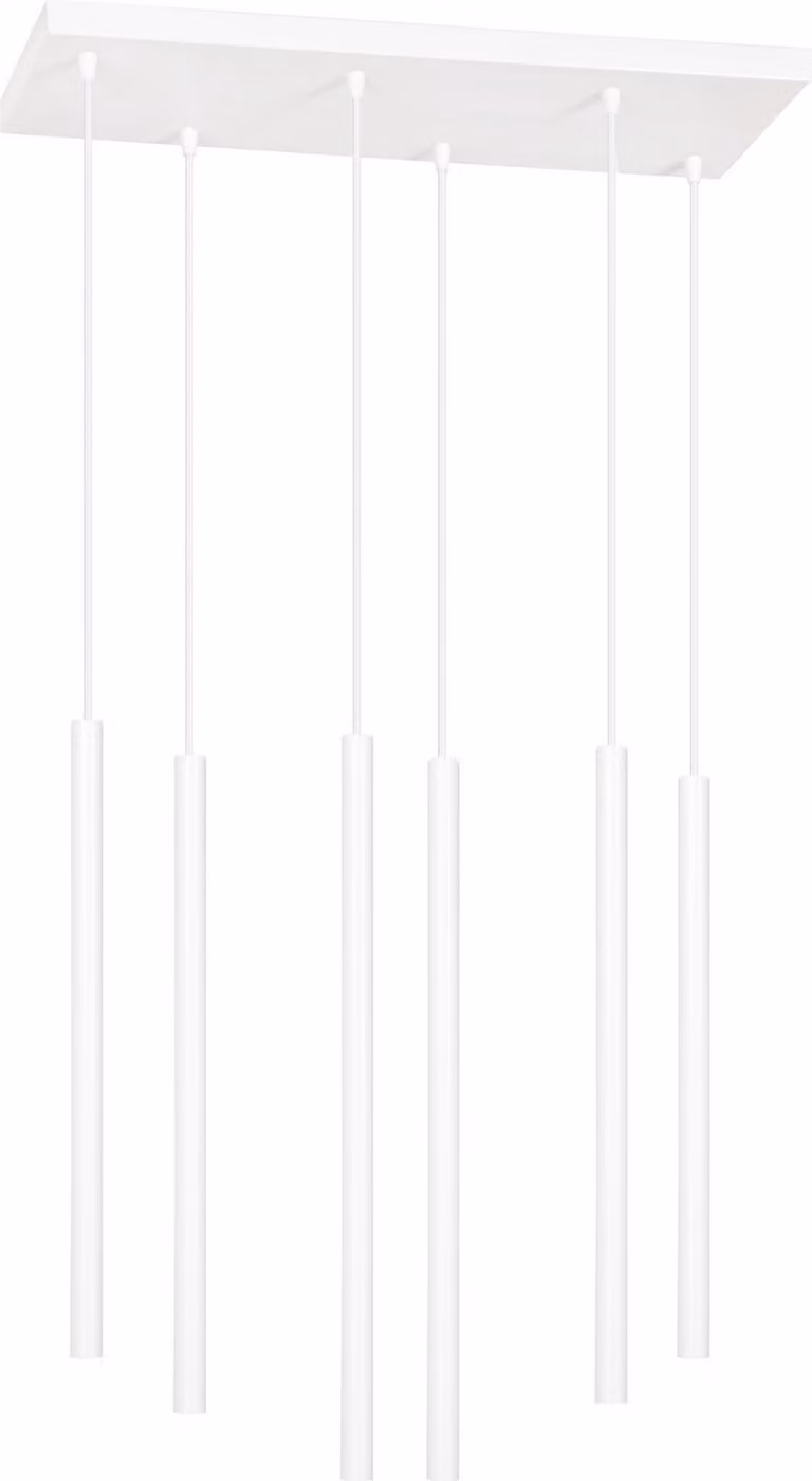 Lampadario Emibig 6xG9 20W SELTER 6 BIANCO 553/6