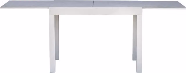 Tavolo Spalato 104/208X75 Alluminio Bianco Moia