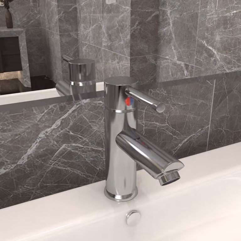 The Living Store Miscelatore per lavabo Silver 130x176 mm