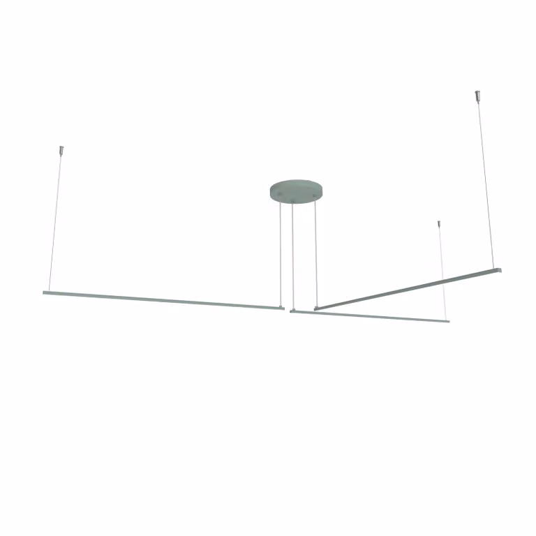 Lampada A Sospensione Splint 3X Monocolore Opaca