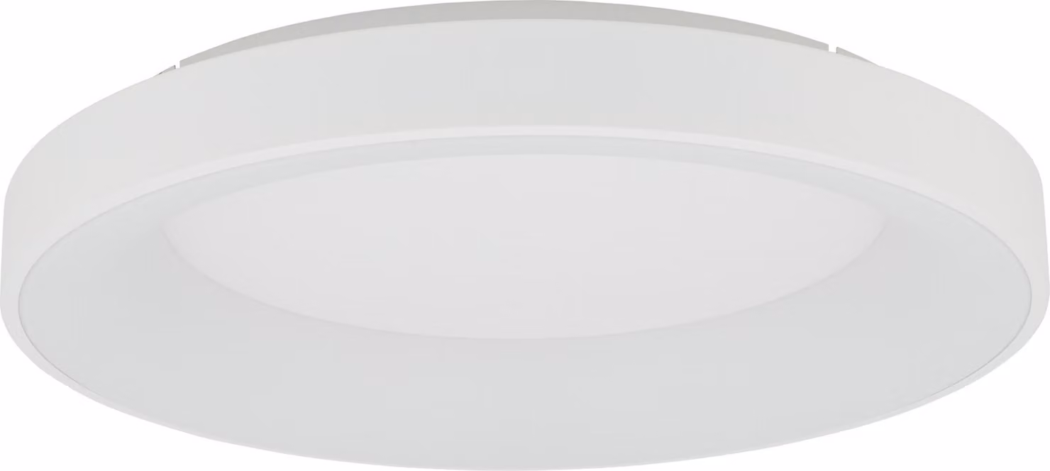 Plafoniera LED rotonda NIKKI LED bianca 60W, bianco caldo 5400 lm, metallo, dimensioni: 9x60x60 cm, IP20, Nowodvorski Lighting