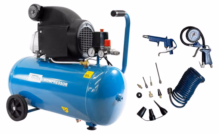 GÜDE Compressore Compressore d'aria Compressore d'aria 301/10/50 230V con accessori