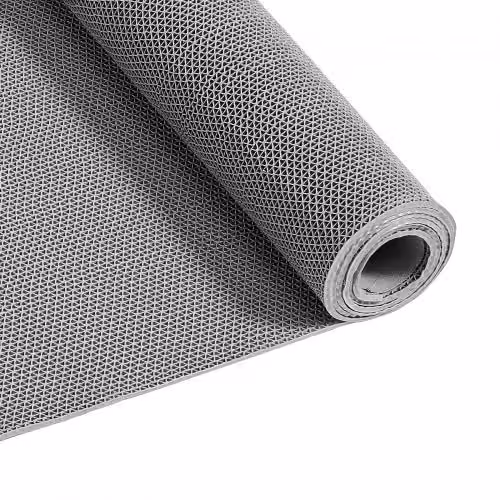 Tappeto antiscivolo e drenante VEVOR a griglia antifatica per aree umide, piscina e terrazze, Grigio, L: 90 cm, P: 300 cm