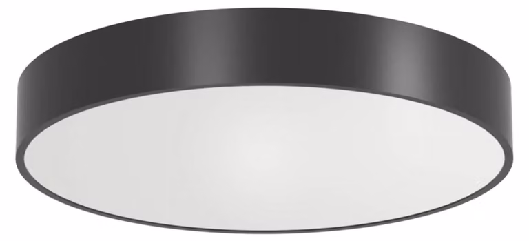 ARELUX XPILL RND, pannello TRIAC, 40W, UGR < 19, 220-240V AC, temperatura di colore (3/4/), indice di resa cromatica 0.80, diametro 400 mm, grado di protezione IP40, angolo di emissione 80 gradi, colore: nero