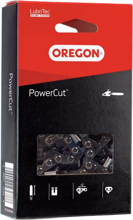 Catena Oregon PowerCut 75LPX066E a scalpello completo / 1,6 mm TGS / 3/8" KT / 66 TG (+)