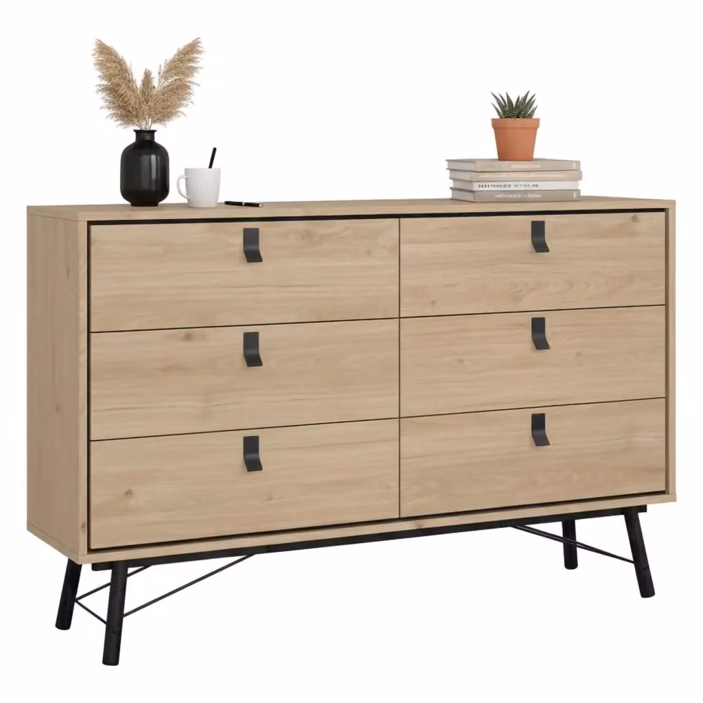 Credenza Anturio DMORA in Rovere per Soggiorno e Cucina L 150 cm, P 40 cm, H 95 cm – 2