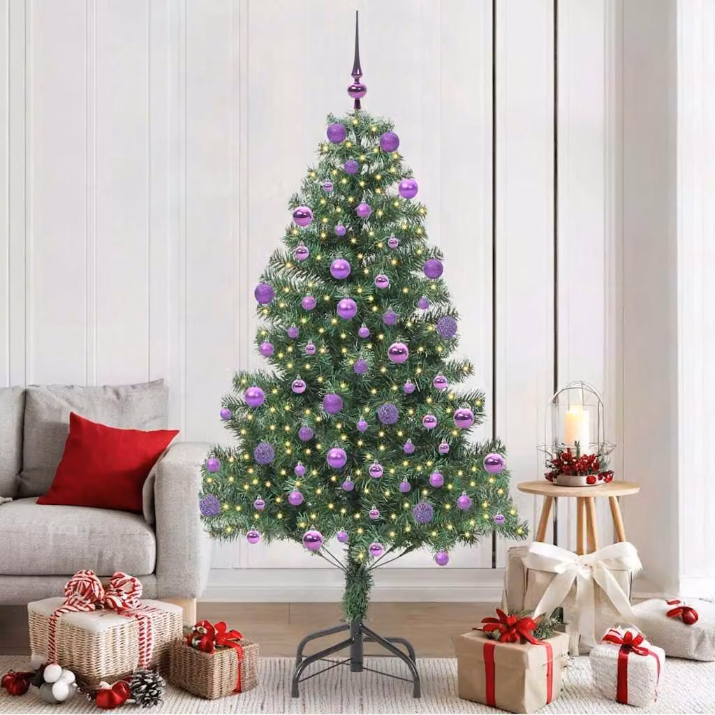 Maison Exclusive - Albero di Natale verde, 210 cm, in PVC