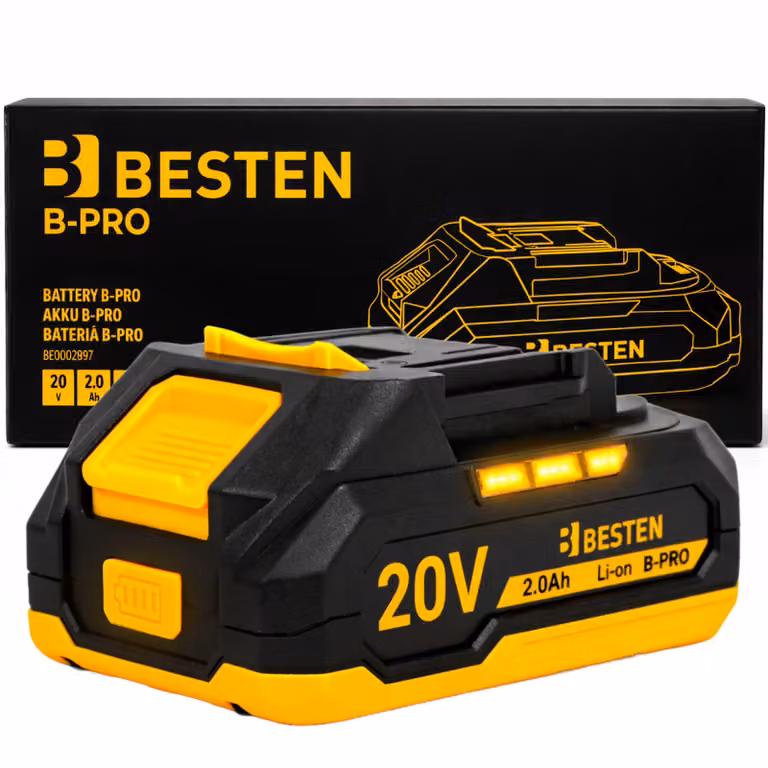 Batteria BESTEN B-PRO Sistema agli ioni di litio 20 V 2,0 Ah Li-Ion