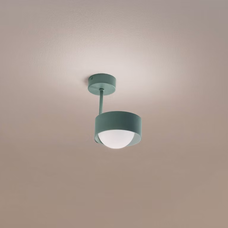 Plafoniera soffitto Mado Argon, dimmerabile, Verde, Soggiorno / Sala da pranzo, Metallo, Giovanile, Plafoniera