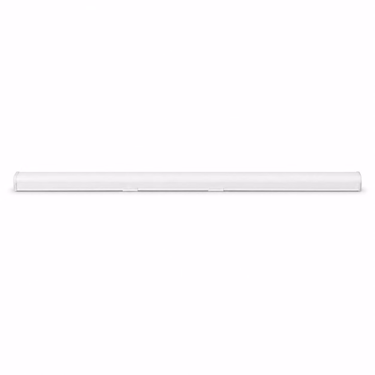 Striscia LED da 120 cm, 40W, 6000K, 4000 lm, plafoniera a soffitto o a parete bianca, modulare e collegabile