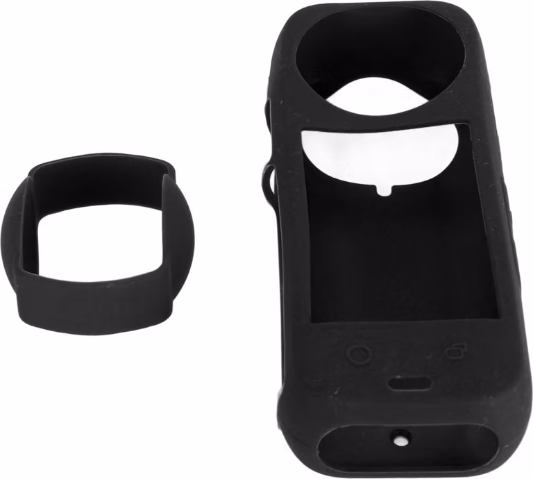 Copertura protettiva per action camera, silicone, copertura antiurto, protezione panoramica per Insta360 X4, nero