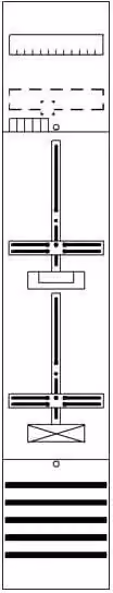 Campo contatori Striebel&John 9RE 1Z1R precablato DF19C11