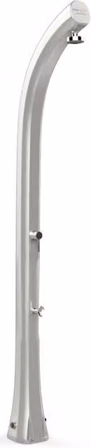 Doccia Solare da Giardino con Miscelatore e Lavapiedi Arkema Jolly Plus Top Line Perla Bianca H: 230 cm, L: 30 cm, P: 20 cm
