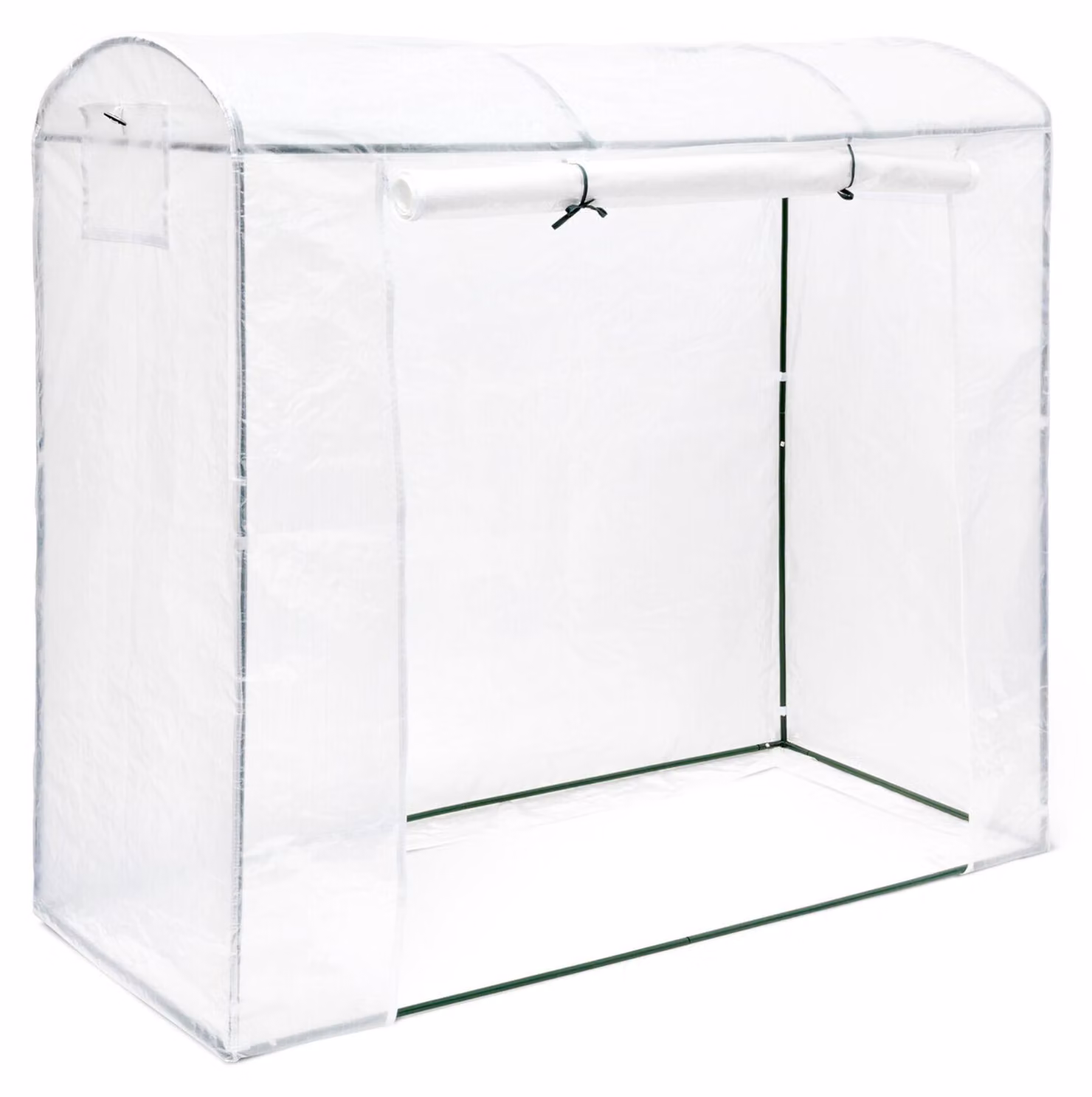 Serra per pomodori Relaxdays TAMARA XL, tetto arrotondato, grande, resistente ai raggi UV, serra da semina, serra per pomodori 170x200x82 cm, trasparente