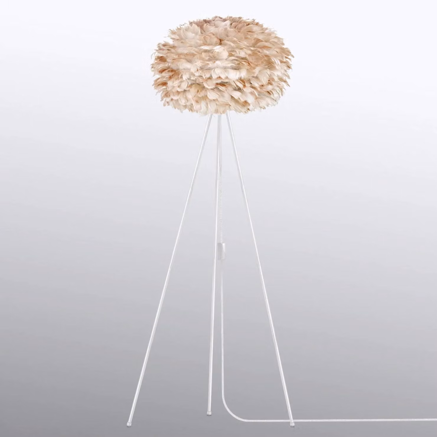 UMAGE Lampada da terra di design Eos, Marrone / Ruggine, Soggiorno / Sala da pranzo, Alluminio, Design, Lampada da terra