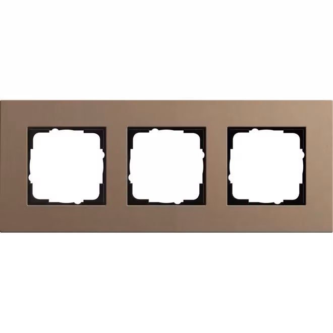 Cornice di copertura tripla Gira Esprit Lin.Mplx.Marrone chiaro 0213221