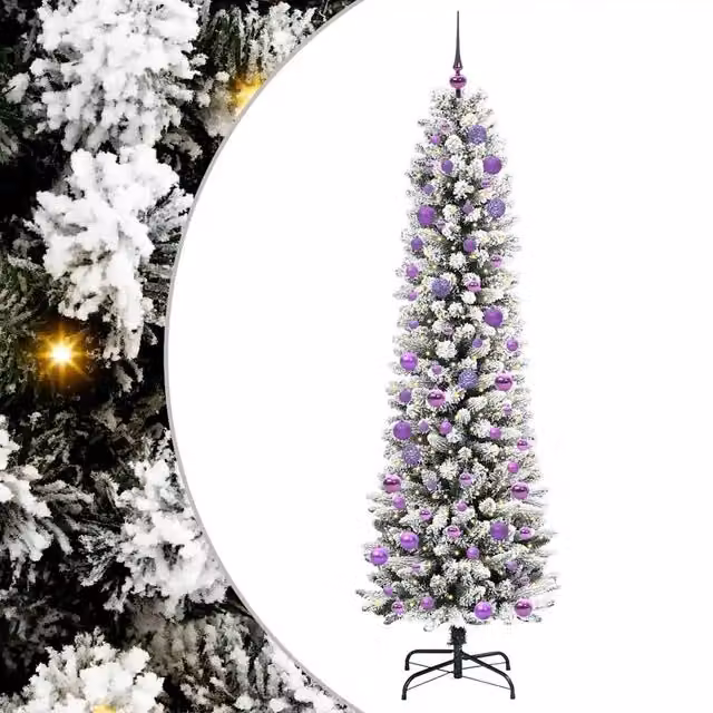 Albero di Natale | Decorazioni natalizie artificiale con 300 LED Bianco 240 cm