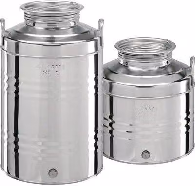 Fustino Graffato Maffei Inox Lt 100