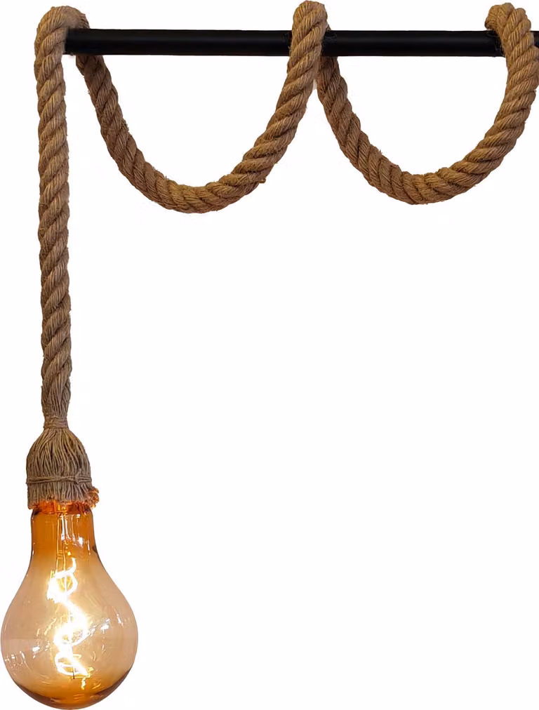 Luce solare a corda grande lampadina LED bianco caldo CORDY 2M20