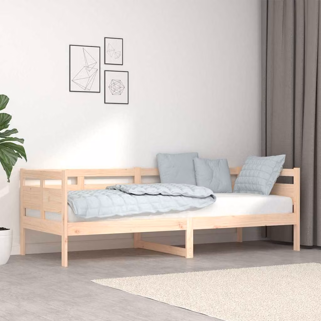 vidaXL Dormeuse in Legno Massello di Pino Rustico, L/P/H: 200 x 80 x 66 cm