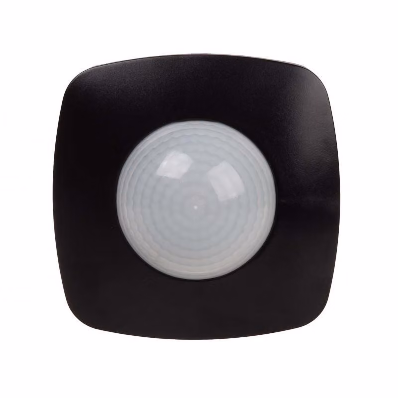F&F | Sensore Di Movimento DR-09B - Bianco - Controllo Automatico Della Luce - Rilevamento Movimento 360°