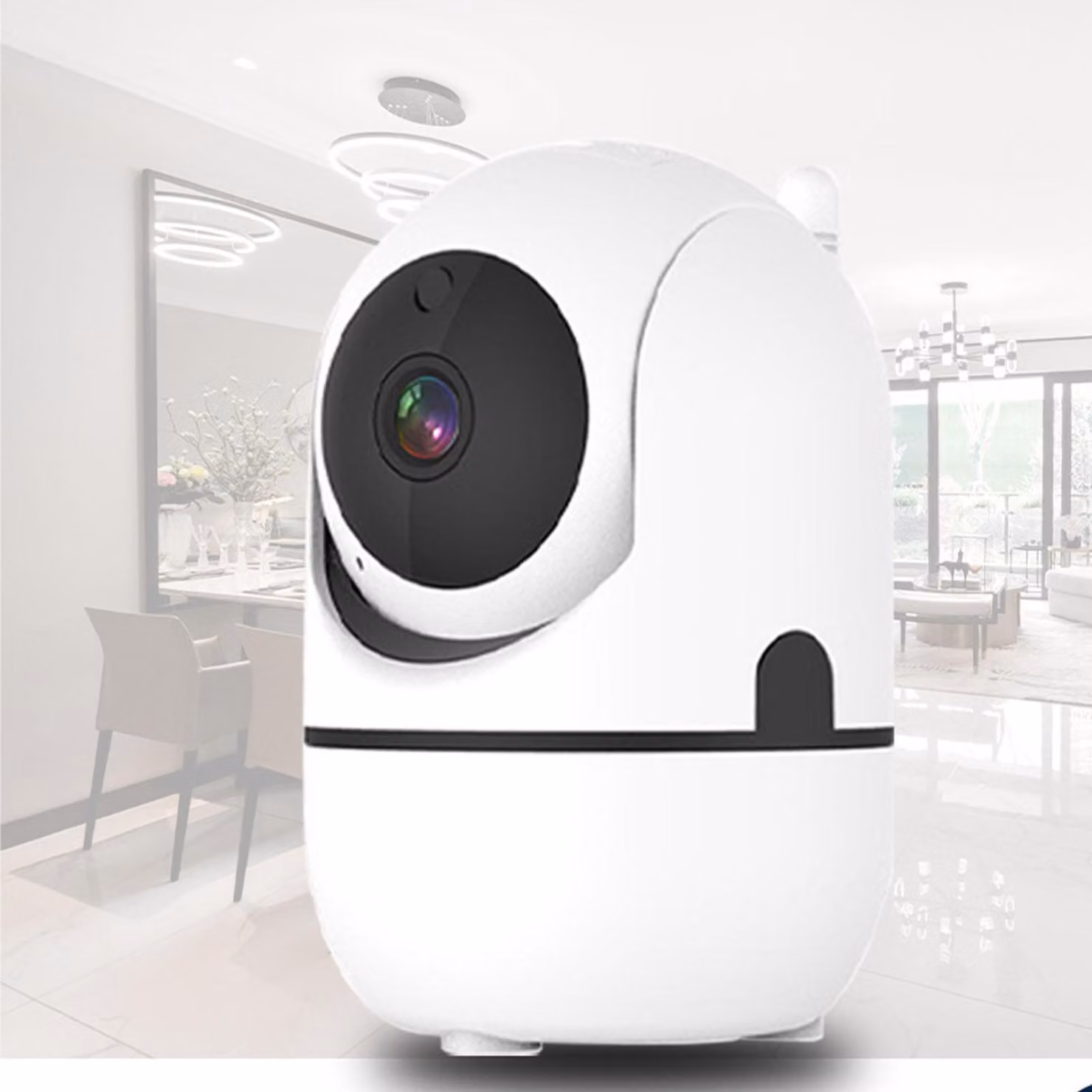 1080P Wifi telecamera di sicurezza 360 gradi rotazione remota PTZ sorveglianza casa visione notturna senza fili