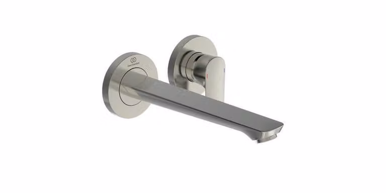Ideal Standard Connect Air Miscelatore da incasso per lavabo a parete, sporgenza 225 mm A7009GN Silver Storm