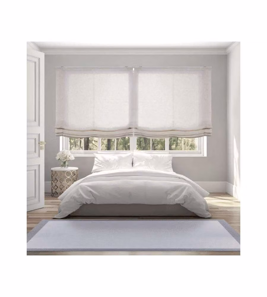 STOR PLANET Tenda a Pacchetto Lino Beige 45x175 cm per Finestra e Porta