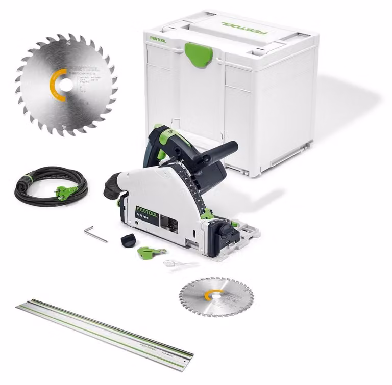 Sega a immersione Festool TS 55 FEBQ-Plus + aspirapolvere FS1400 + lama per seghetto 160x1,8x20 W28 per legno