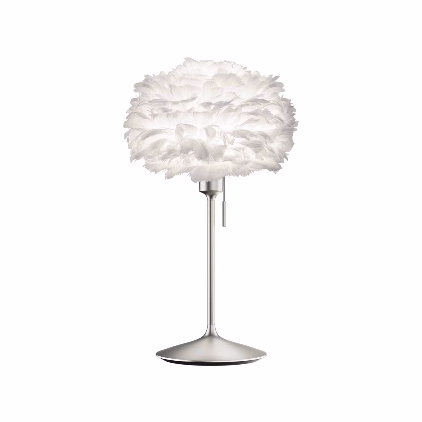 UMAGE Lampada da tavolo di design Eos mini, Bianco / Opale, Soggiorno / Sala da pranzo, Metallo, Design, Lampada da tavolo